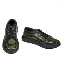 Scarpe casual/sport uomo 841-1 verde camuffamento