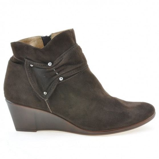 Stivaletti donna 242 caffè velour