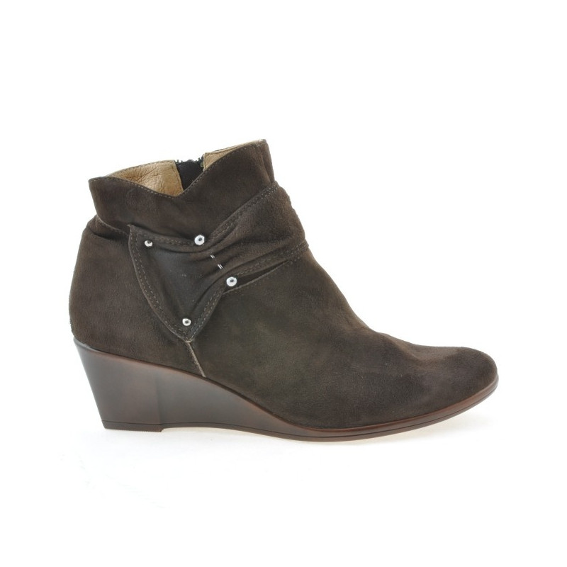 Stivaletti donna 242 caffè velour