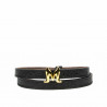 Cintura donna 42mc nero caviale