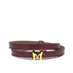 Cintura donna 42cm bordeaux