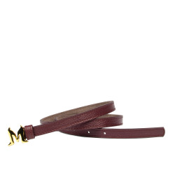 Cintura donna 42cm bordeaux
