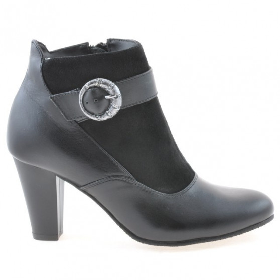 Stivaletti donna 1123 nero combinato