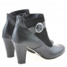 Stivaletti donna 1123 nero combinato