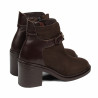 Stivaletti donna 3400 bufalo caffè combinato