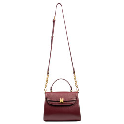 Borsa da donna a tracolla 033g bordeaux