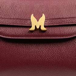 Borsa da donna a tracolla 033g bordeaux