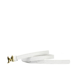 Cintura da donna 42cm coccodrillo bianco