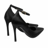 Scarpe eleganti donna 1311 raso nero