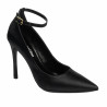 Scarpe eleganti donna 1311 raso nero