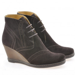Stivaletti donna 3230-1 caffè velour