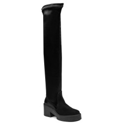 Stivali donna 3405 bufallo nero combinato