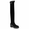 Stivali donna 3405 bufallo nero combinato