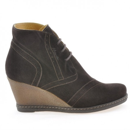 Stivaletti donna 3230-1 caffè velour