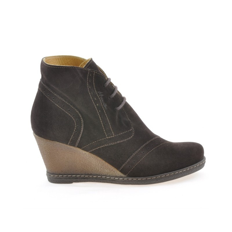 Stivaletti donna 3230-1 caffè velour