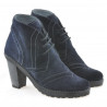 Stivaletti donna 3230 indaco velluto