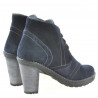 Stivaletti donna 3230 indaco velluto