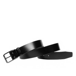 Cintura uomo 75b nero lucido
