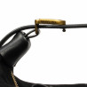Borsa da donna a mano 037g camoscio nero