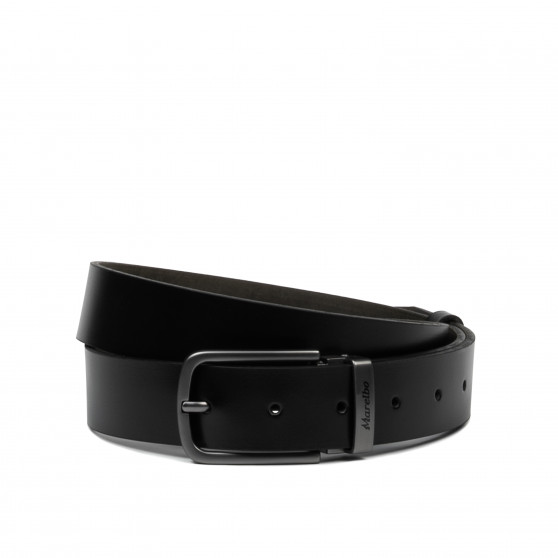 Cintura uomo 73b nero lucido