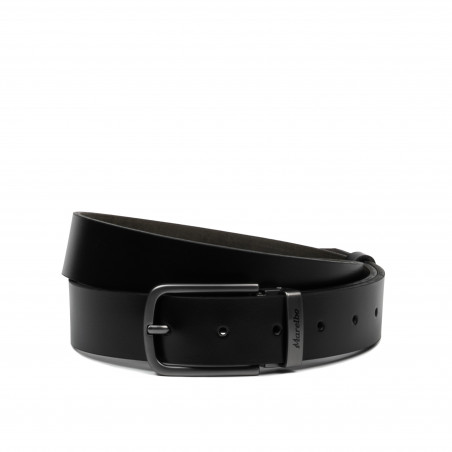 Cintura uomo 73b nero lucido