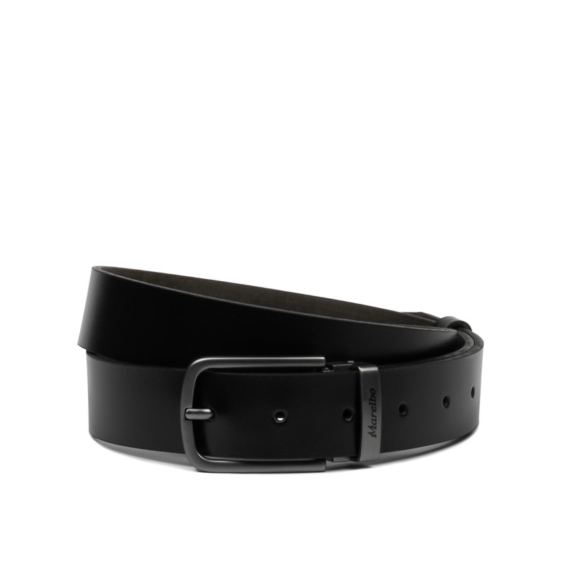 Cintura uomo 73b nero lucido