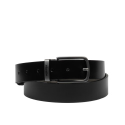 Cintura uomo 73b nero lucido