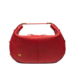 Borsa donna a mano 038g rosso caviale