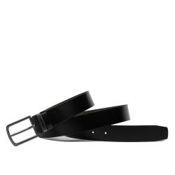 Cintura uomo 73b nero lucido