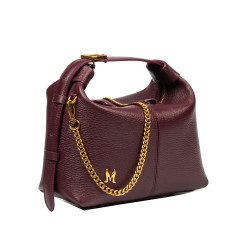 Borsa da donna a mano 037g bordeaux