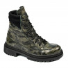 Stivaletti donna 3362 kaki camuflage