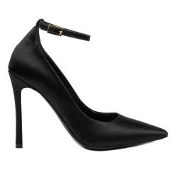 Scarpe eleganti donna 1311 raso nero