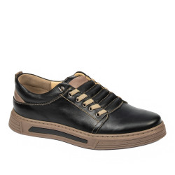 Scarpe casual uomo 982 nero combinato