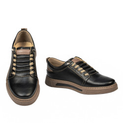 Scarpe casual uomo 982 nero combinato