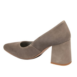 Scarpe eleganti da donna 1315 sabbia velour