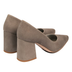 Scarpe eleganti da donna 1315 sabbia velour