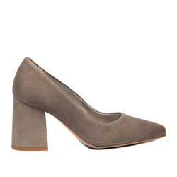 Scarpe eleganti da donna 1315 sabbia velour