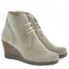 Stivaletti donna 3230-1 sabbia velour