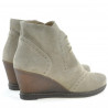 Stivaletti donna 3230-1 sabbia velour