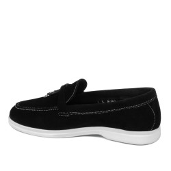 Mocassini donna 6082 nero velluto