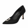 Scarpe eleganti donna 1318 velluto nero