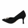 Scarpe eleganti donna 1318 velluto nero
