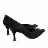 Scarpe eleganti donna 1318 velluto nero