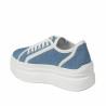 Scarpe sportive donna 6089 jeans blu combinato