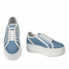 Scarpe sportive donna 6089 jeans blu combinato