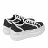 Scarpe sportive donna 6089 jeans nero combinato