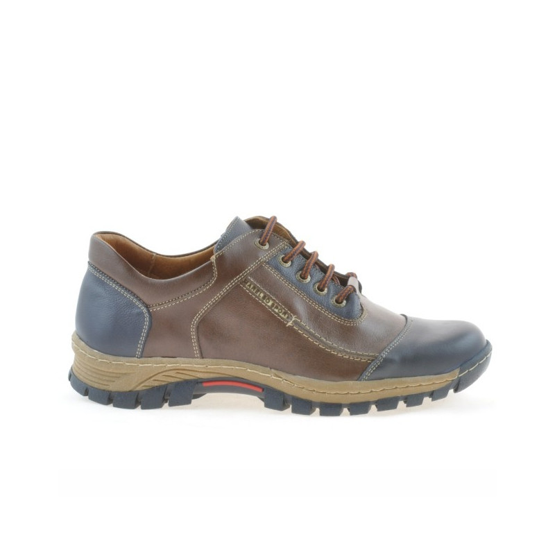 Scarpe sportive uomo 852 indaco + marrone 1
