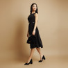 Scarpe eleganti da donna 1315 nero velluto lifestyle