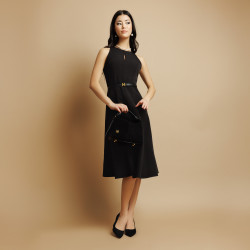 Scarpe eleganti da donna 1315 nero velluto lifestyle