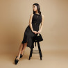 Cintura donna 42mc nero napa lifestyle